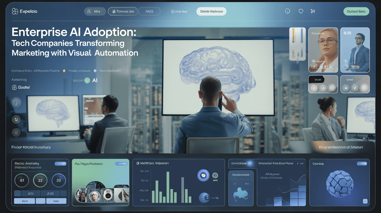Enterprise AI Adoption: Tech Companies Transforming Marketing with Visual Automation
